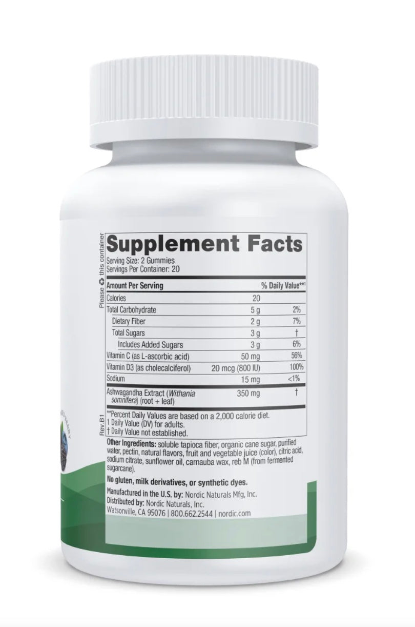 Nordic Naurals Stress relief gummies