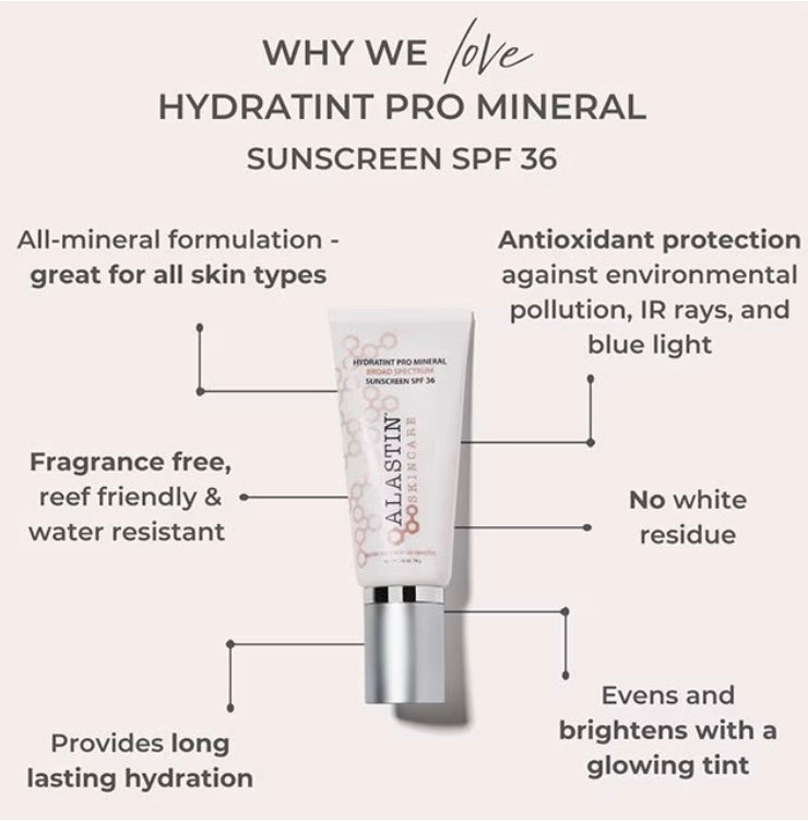 ALASTIN Skincare HydraTint Pro Mineral Sunscreen SPF 36