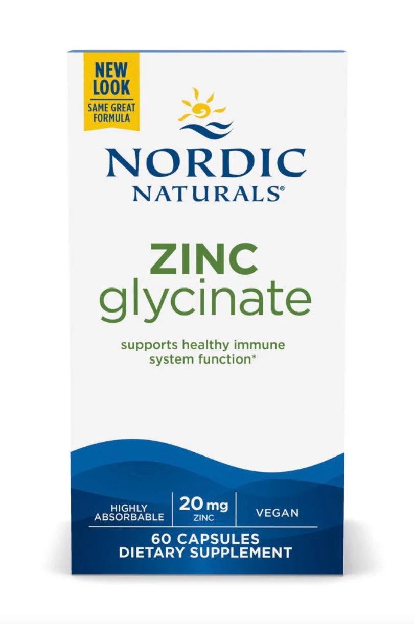 Nordic Naturals Zinc Glycinate 60ct