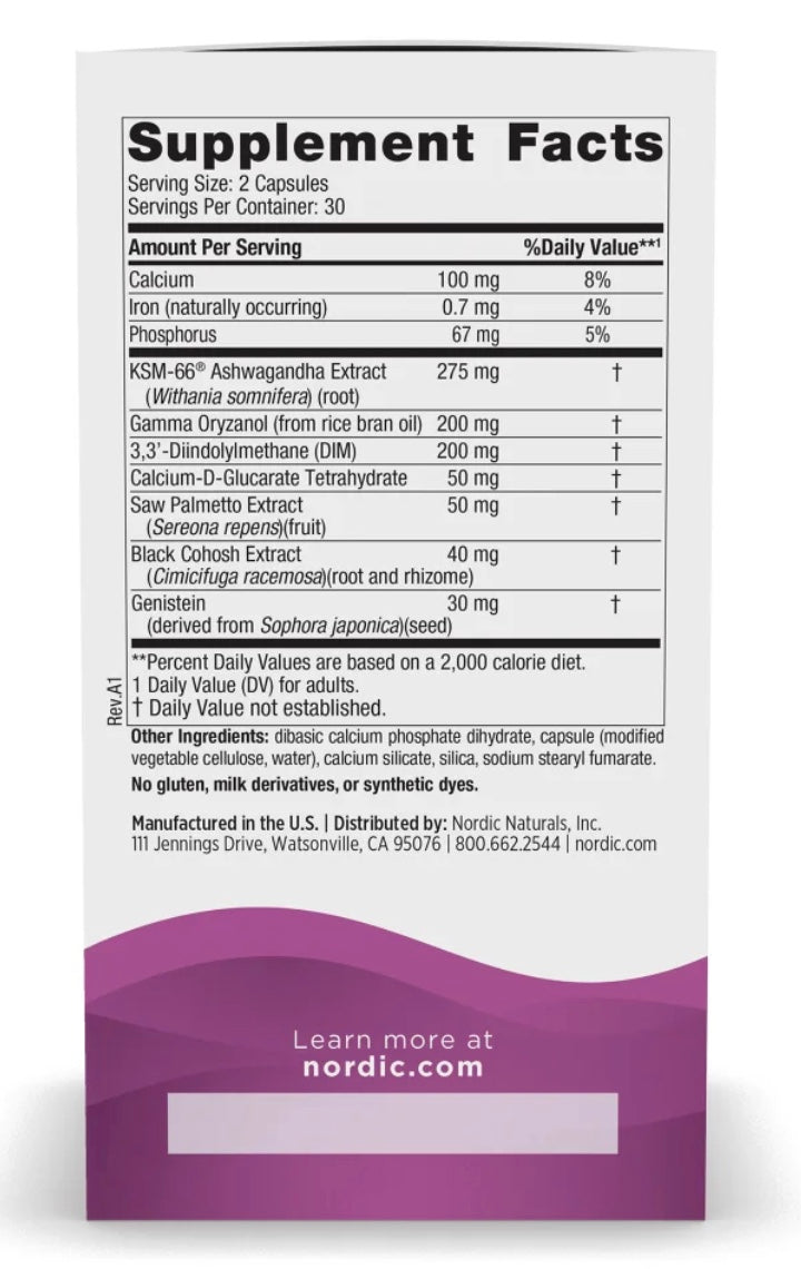 Menopause support Nordic Naturals